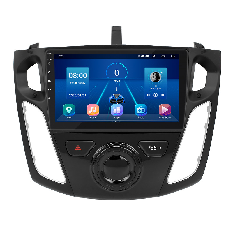Штатна магнітола Lesko для Ford Focus III Рестайлінг 2014-2019 екран 9" 2/32Gb/ 4G/ Wi-Fi Premium GPS Форд