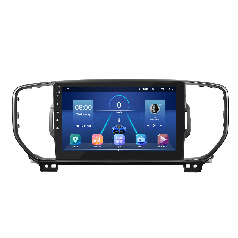 Штатна магнітола Lesko для Kia Sportage IV 2016-2018 екран 9" 2/32Gb/4G/ Wi-Fi Premium GPS Android Кіа