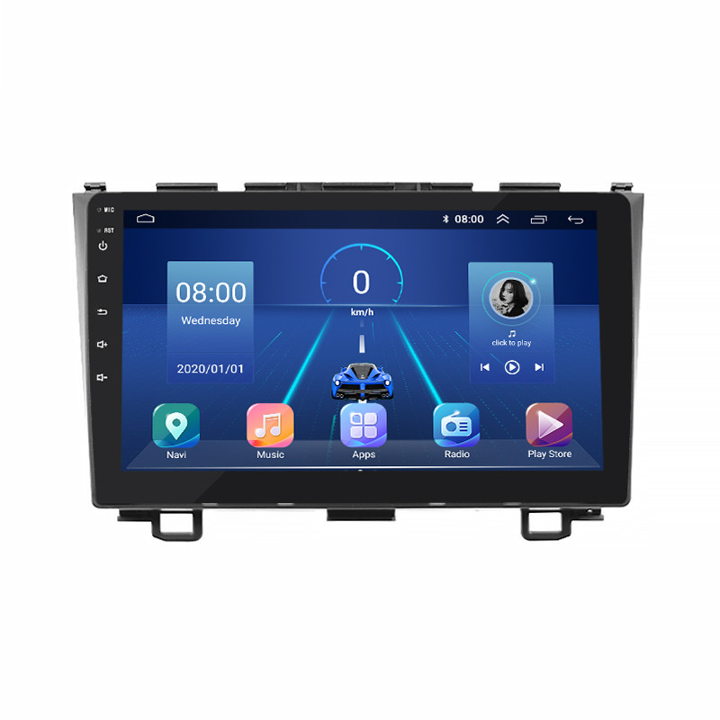 Штатна магнітола Lesko для Honda CR-V III Рестайлінг 2009-2012 екран 9" 2/32Gb/ 4G/ Wi-Fi Premium GPS Android