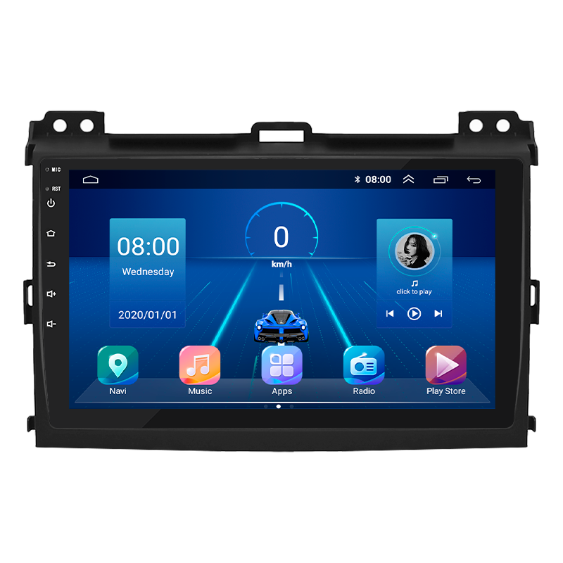 Штатна автомагнітола Lesko Toyota Land Cruiser Prado (2002-2009гг) 9" 2/32GB 4G Premium GPS Android Тойота