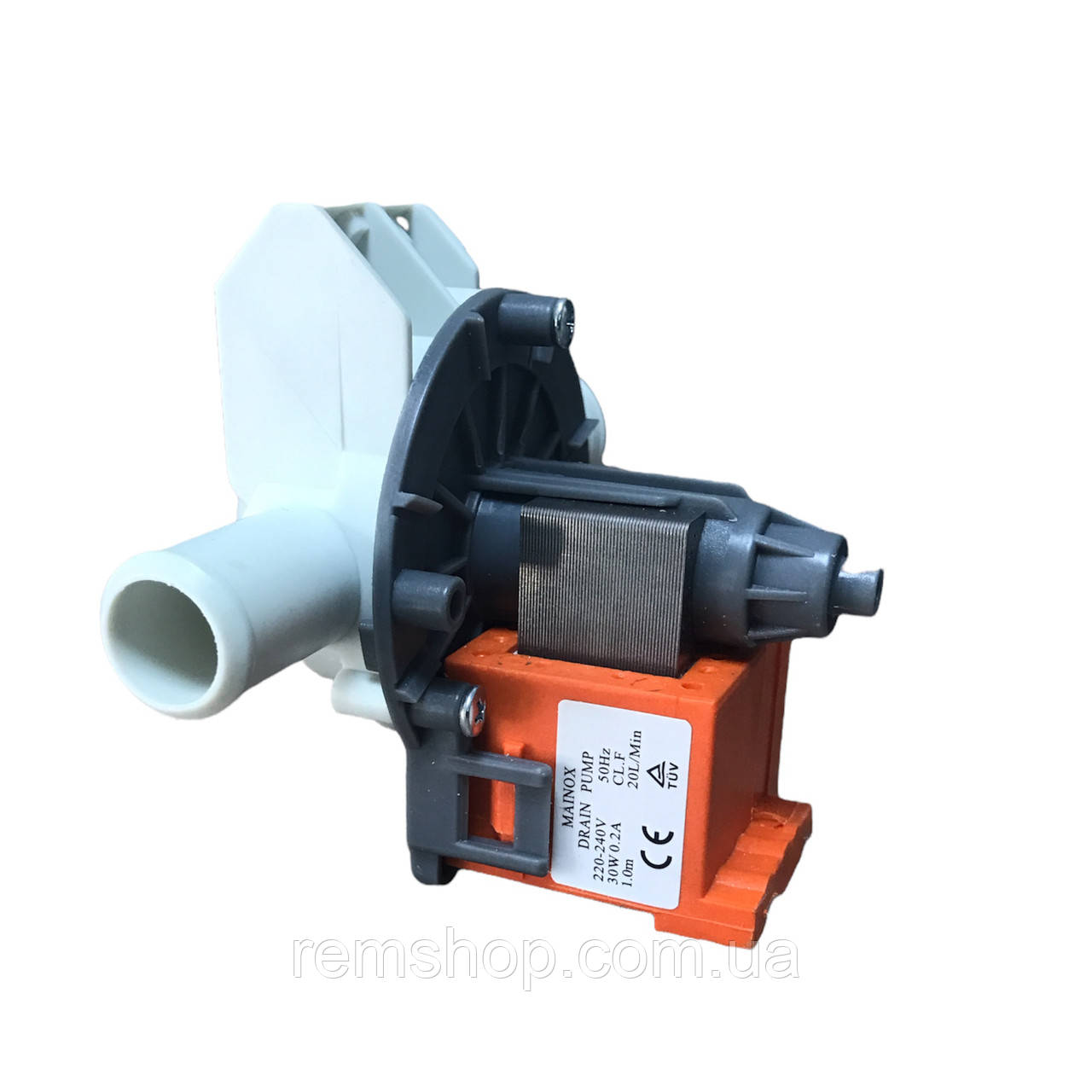 Насос у зборі (з патрубком) для Ardo 518000706, Mainox 30W пральної машини