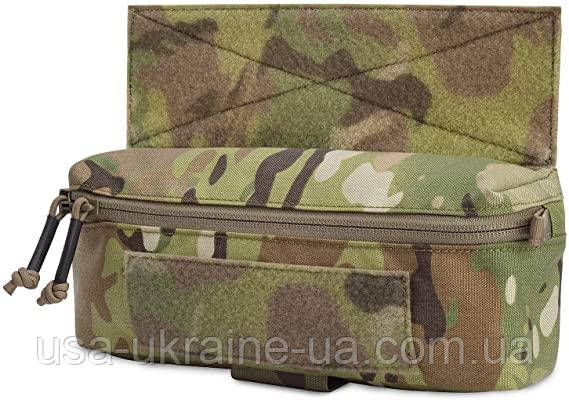 Сумка напашник з липучкою для плитоноски, нагрудника PETAC GEAR, фото 1