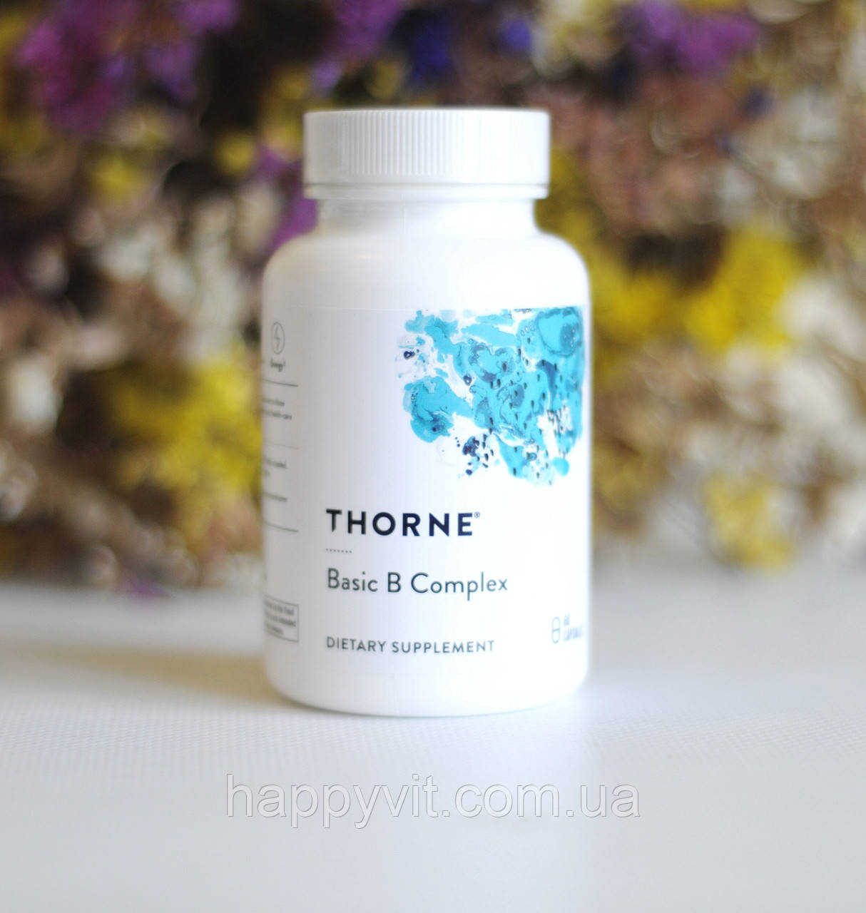 Basic b complex Thorne Research Комплекс вітамінів групи B, 60 капсул, фото 1