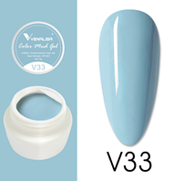 Гель-краска Venalisa Color Mud Gel, 5г, №33 (небесный)