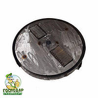 Ріжуча частина корморізки з нержавіючої сталі діаметром 28 см з двома ножами та шківом, ріжучий диск яблукорізки нержавійка