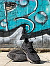 Кросівки чоловічі чорні Adidas Yeezy Boost 350 (08616), фото 9