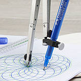 Капілярна ручка Faber-Castell Fibre tip pen Broadpen document, 0,8 мм, Синій, фото 4