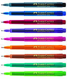 Капілярна ручка Faber-Castell Fibre tip pen Broadpen document, 0,8 мм, Синій, фото 7