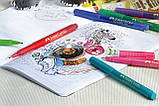 Капілярна ручка Faber-Castell Fibre tip pen Broadpen document, 0,8 мм, Синій, фото 8