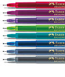 Капілярна ручка Faber-Castell Fibre tip pen Broadpen document, 0,8 мм, Синій, фото 10