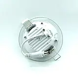 LED світильник вбудований (Glass DownLight) 6 Вт, 420Лм, "Коло", фото 3