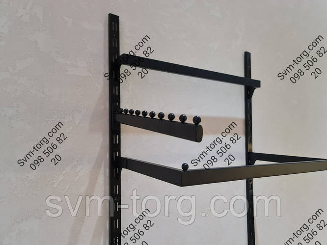 Купить Рейка черная двойная 2м., цена 189 грн — Prom.ua (ID#1630151051)