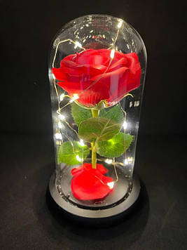 Вічна троянда з Led підсвічуванням Червона Дропшипинг
