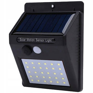 Світильник на сонячній батареї Solar Powered LED Wall Light без датчика руху Дропшипинг