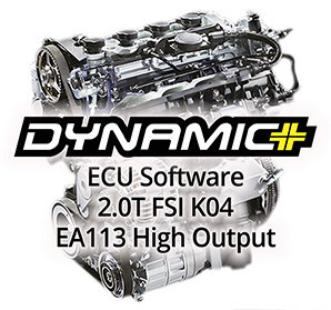 Чип-тюнінг DYNAMIC+ Stage1/2/2+ 034MOTORSPORT 2.0TFSI 8J AUDI TTS & MKVI VOLKSWAGEN GOLF 6R