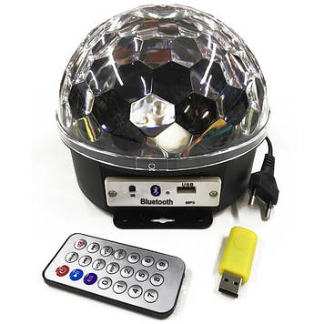 Диско куля CB 0305 KTV Ball USB MP3 Bluetooth і USB Дропшипинг