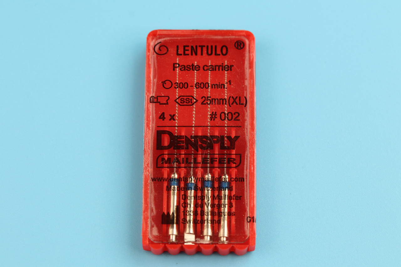 #002(№30) Каналонаповнювачі Lentulo Dentsply Maillefer, довжина 25мм, 4шт./уп