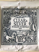 Нейлоновые Струны Для Классической Гитары Ernie Ball 2403 Ernesto Palla Nylon Clear & Silver