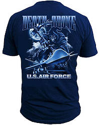 Футболка чоловіча ВВС США US Air Force Drone "Смерти з висоти" Black Ink Design США розмир -S