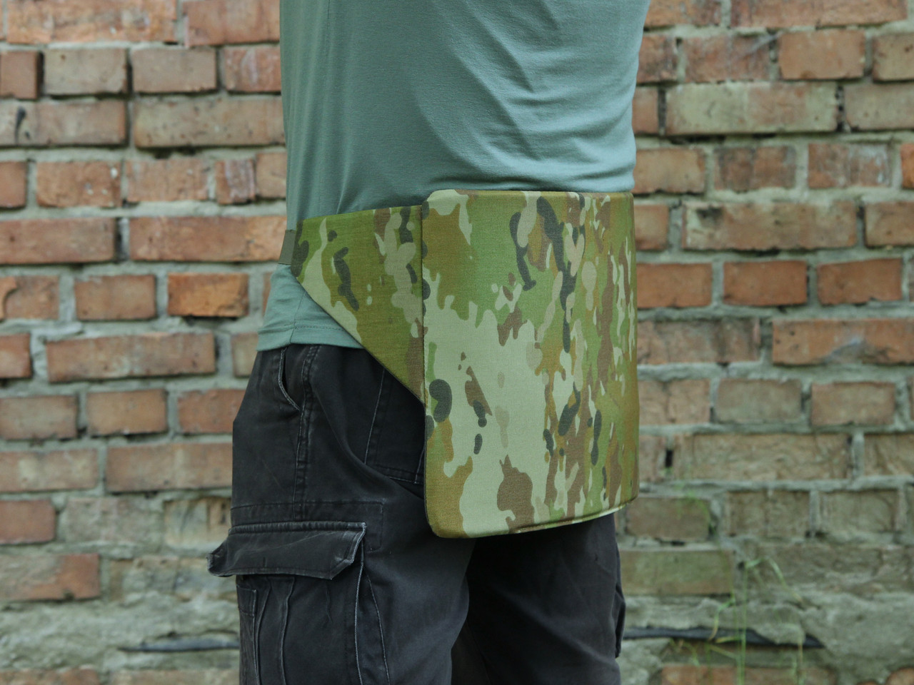 Сідушка польова зносостійка двостороння Multicam Cordura 500D, 38x29см
