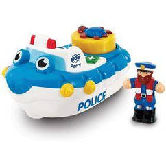 Baby WOW TOYS Police Boat Perry Поліцейський човен (іграшки для купання)