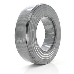 DR Кабель коаксіальний з живленням RITAR B100-RG690CCA+2x0.5mm CU, 1,02 мм.CCA, 64x0.12m CCA, 75 Ом, FPE,