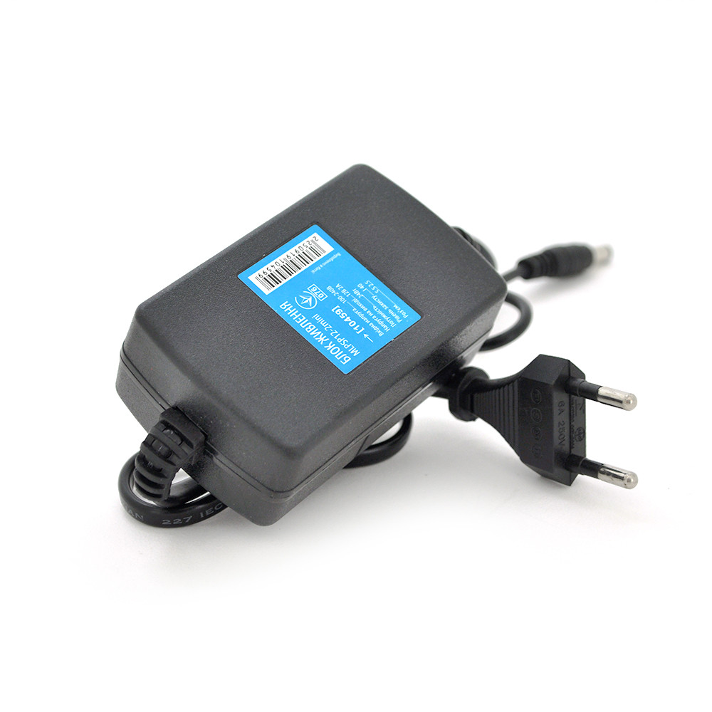 DR Імпульсний адаптер живлення Merlion MLPSP12-2mini, 12 В 2 А (24 Вт) штекер 5,5/2,5, фото 1