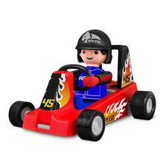 Іграшка IGRACEK Racer with kart red Перегоновий карт