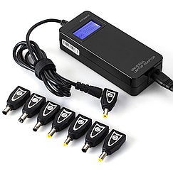 DR Універсальне ЗЗП 90W,T2 LCD — дисплей, корпус — пласт, ручне регулювання, 8 роз'ємів BOX