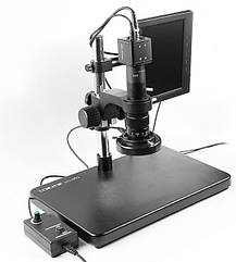 DR Відеомікоскоп з монітором BAKKU BA-002 (підсвітка люмінесцентна, фокус 30-180 мм,Box