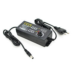 Адаптер живлення NZX-31250 з регулюванням 3-12 V 5 A, штекер 5,5*2,5, LED — індикація