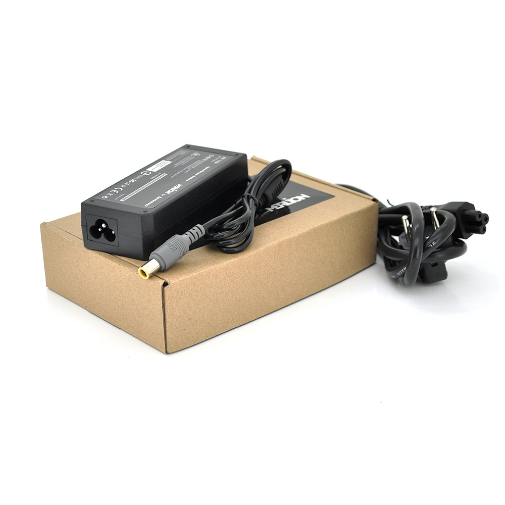 DR Блок живлення MERLION для ноутбука LENOVO 20 V 3,25 A (65 Вт) штекер 7.9*5.5 мм, довжина 0,9 м + кабель живлення, фото 1