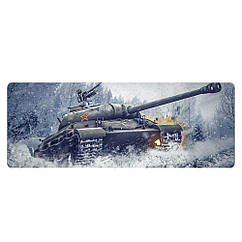 DR Килимок 300*700 тканинної World of Tanks-45, товщина 2 мм, OEM