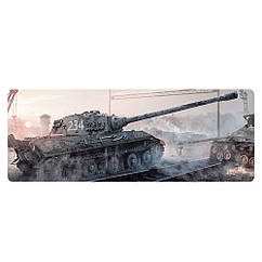 DR Килимок 300*700 тканинної World of Tanks-69, товщина 2 мм, OEM