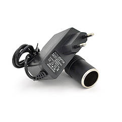 Імпульсний адаптер живлення LGY-1210, AC110-240V / DC12V 1 А (12 W) з прикурювачем