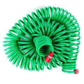 Шланг для поливання спіральний 30 м з конекторами INTERTOOL GE-4003