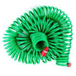 Шланг для поливання спіральний 30 м з конекторами INTERTOOL GE-4003
