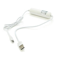 DR Кабелі USB=>Micro з вбудованим Powerbank 5V 2 А довжина 95 см