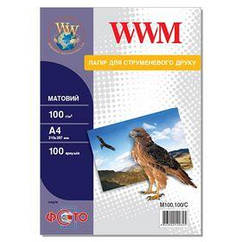 Фотопапір WWM Photo матовий 100 г/м2 А4 100 л (M100.100/C)