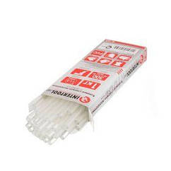 Комплект прозорих клейових стрижнів 11,2 мм * 300 мм, пак. 1 кг INTERTOOL RT-1025