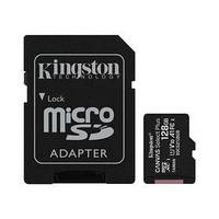 MicroSDXC 128GB UHS-I Class 10 Kingston Canvas Select Plus R100MB/s + SD-адаптер (SDCS2/128GB)