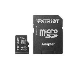 MicroSDHC  32GB UHS-I Class 10 Patriot LX + SD-adapter (PSF32GMCSDHC10)