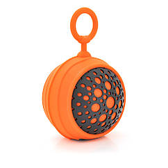 DR Колонки WAVE-110 Bluetooth 4.2, до 10m, 2х3W, 600mAh, ≥92dB, USB-micro, DC 5V, Black/Orange, BOX, Q20