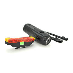 DR Набір ліхтариків + стоп QX-T0703, 3+4 режими, Box