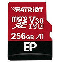 MicroSDXC 256GB UHS-I/U3 Class 10 Patriot EP A1 R90/W80MB/s + SD-adapter (PEF256GEP31MCX)