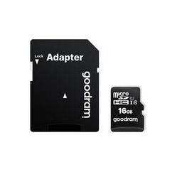 Картка пам'яті MicroSDHC 16 GB UHS-I Class 10 Goodram + SD-adapter (M1AA-0160R12)