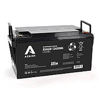 DR Аккумулятор AZBIST Super AGM ASAGM-12650M6, Black Case, 12V 65.0Ah ( 348 х 168 х 178 ), 19kgQ1/48