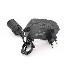 Імпульсний адаптер живлення LGY-1202В, AC110-240V / DC12V 2 А (24 W) з прикурювачем