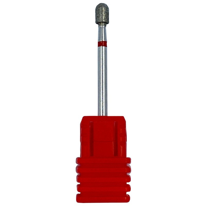 Алмазна фреза для манікюру та педикюру ЗАКРУЧЕНА 5Х3.5 ДРІБНОЇ АБРАЗИВНОСТІ