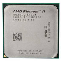 AMD Phenom II X4 830 CPU HDX830WFK4DGM 2.8GHz/2M/6M/95W Socket AM2+ / AM3 Процесор для ПК